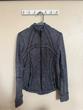 Lululemon Define Jacket Speckled Zip-Front Athletic Jacket - Gray